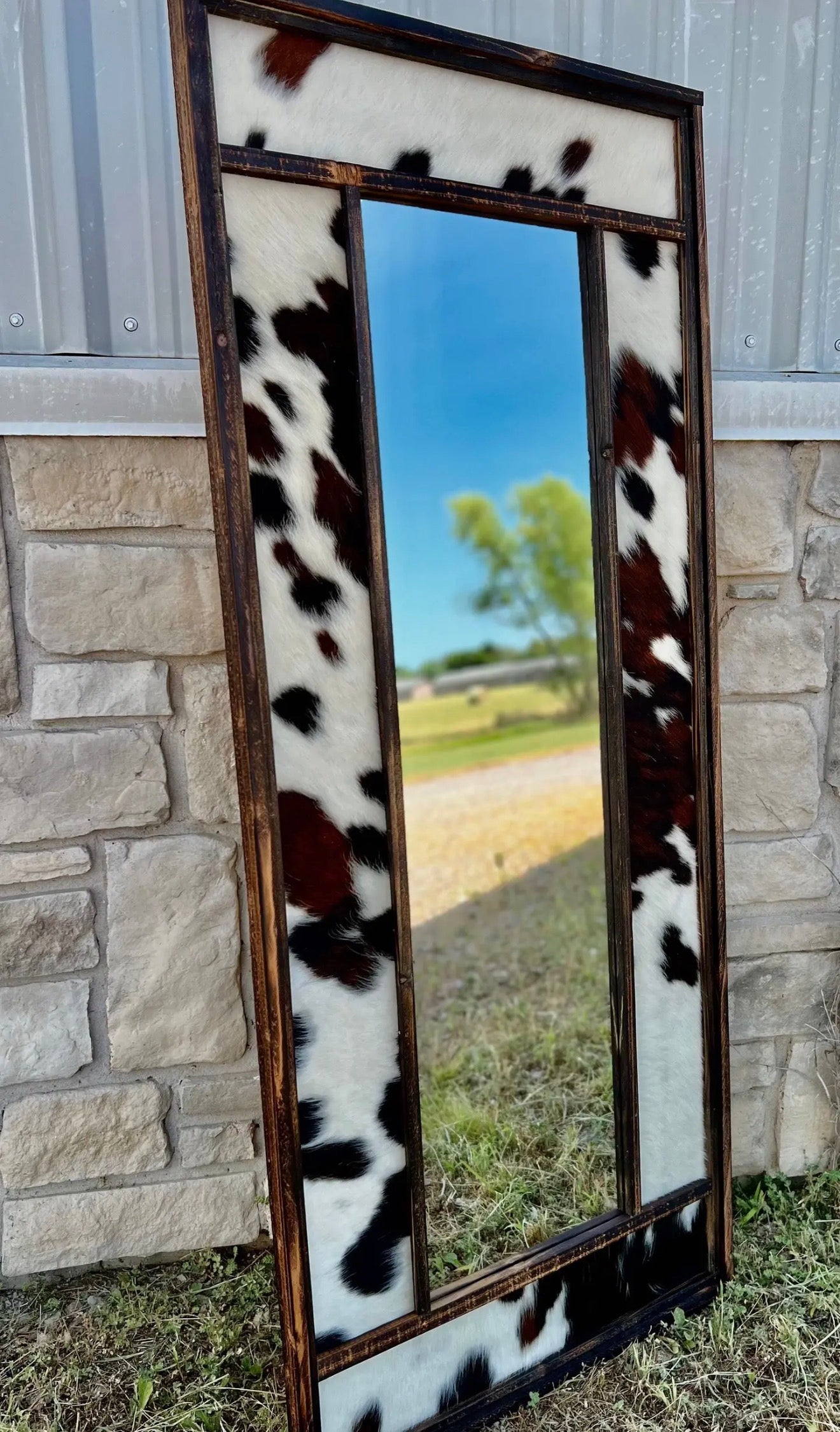 Cowhide Body Mirrors